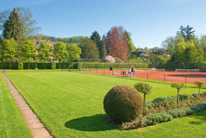 Gartenanlage des Römerparks.
