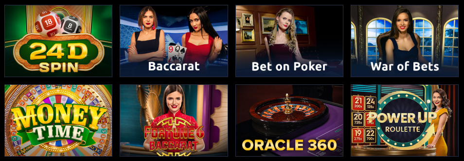 Live Casino Spiele mit echte Dealers und Echtzit Streaming